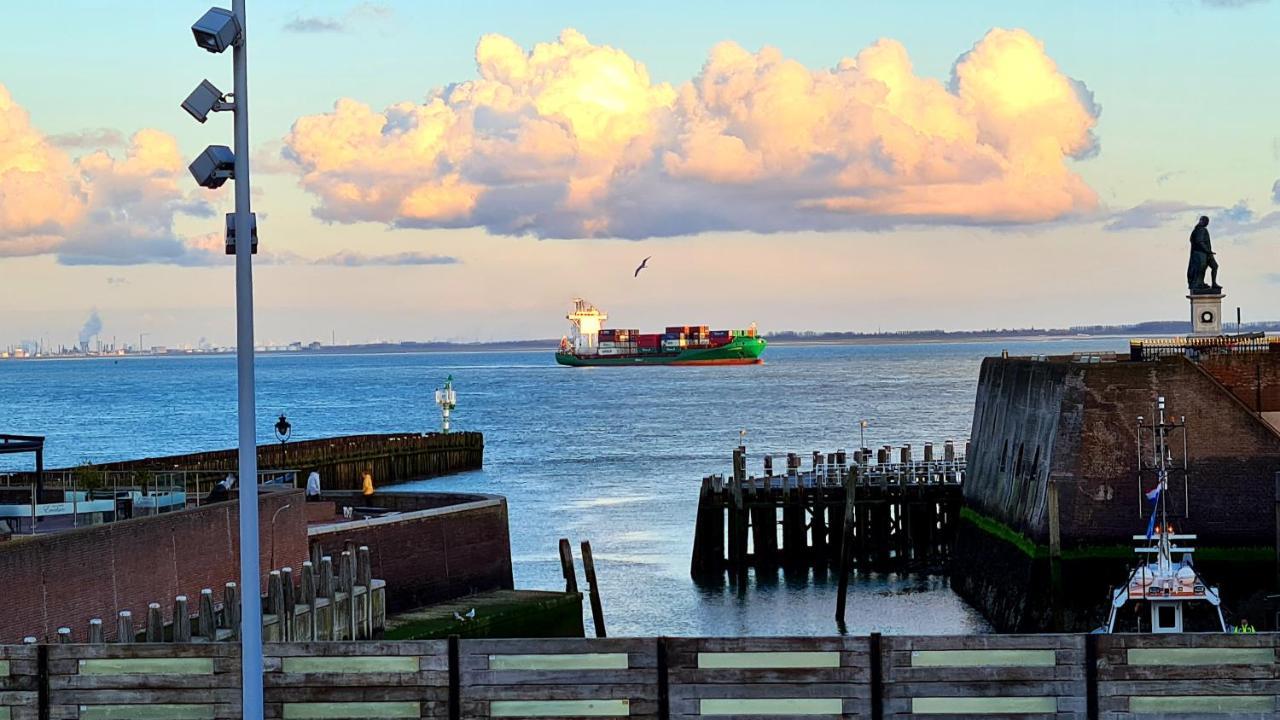 Rijksmonument Havenzicht, Met Zeezicht, Ligging Direct Aan Zee En Centrum Βλισίνγκεν Εξωτερικό φωτογραφία