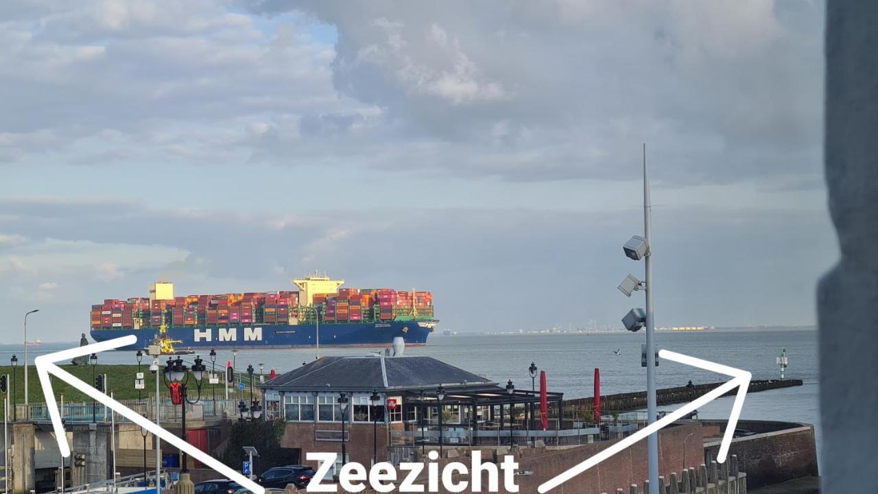 Rijksmonument Havenzicht, Met Zeezicht, Ligging Direct Aan Zee En Centrum Βλισίνγκεν Εξωτερικό φωτογραφία
